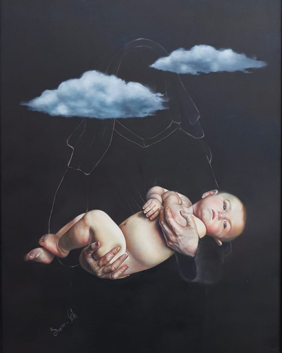 Painting by Sam Ghobadzadeh