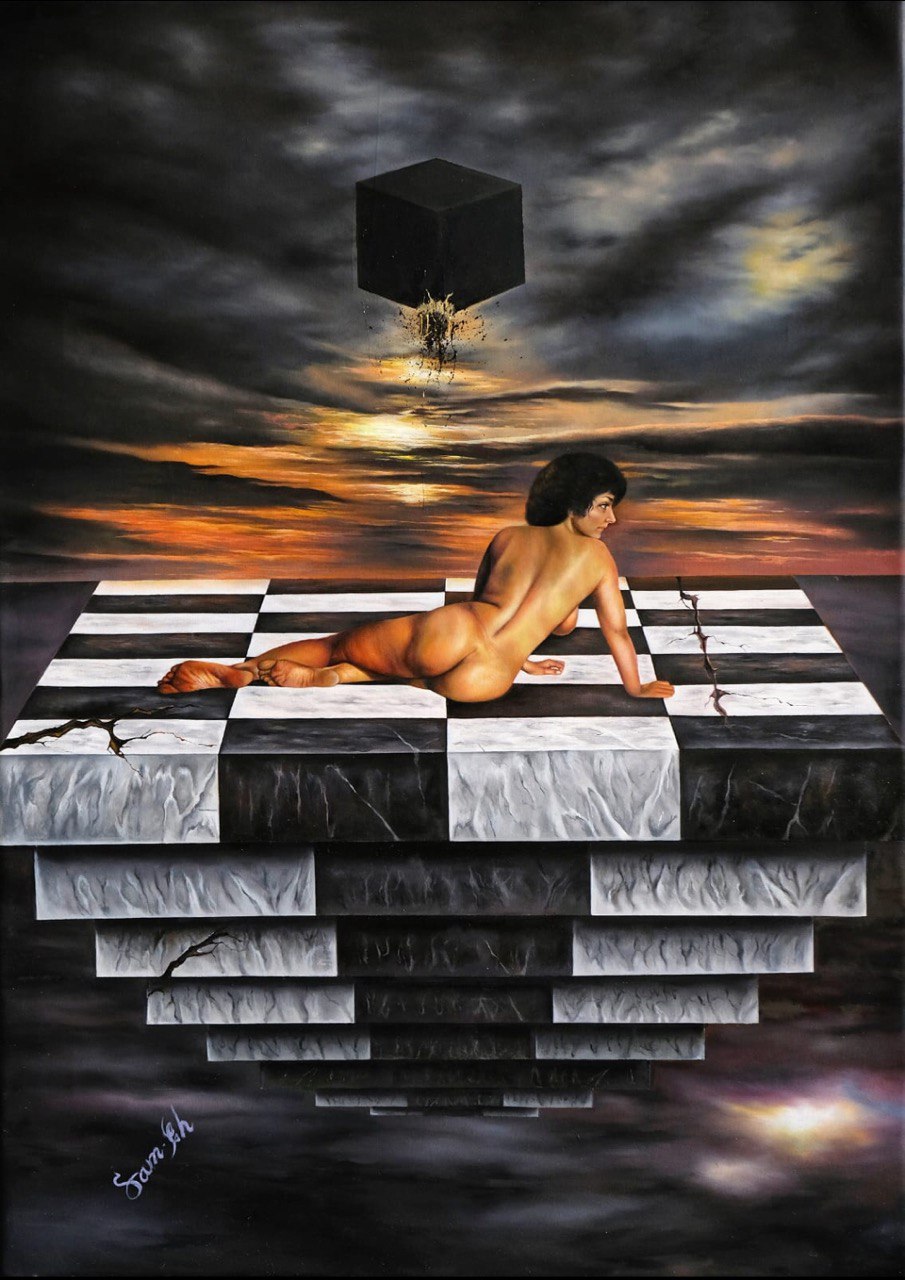 Painting by Sam Ghobadzadeh