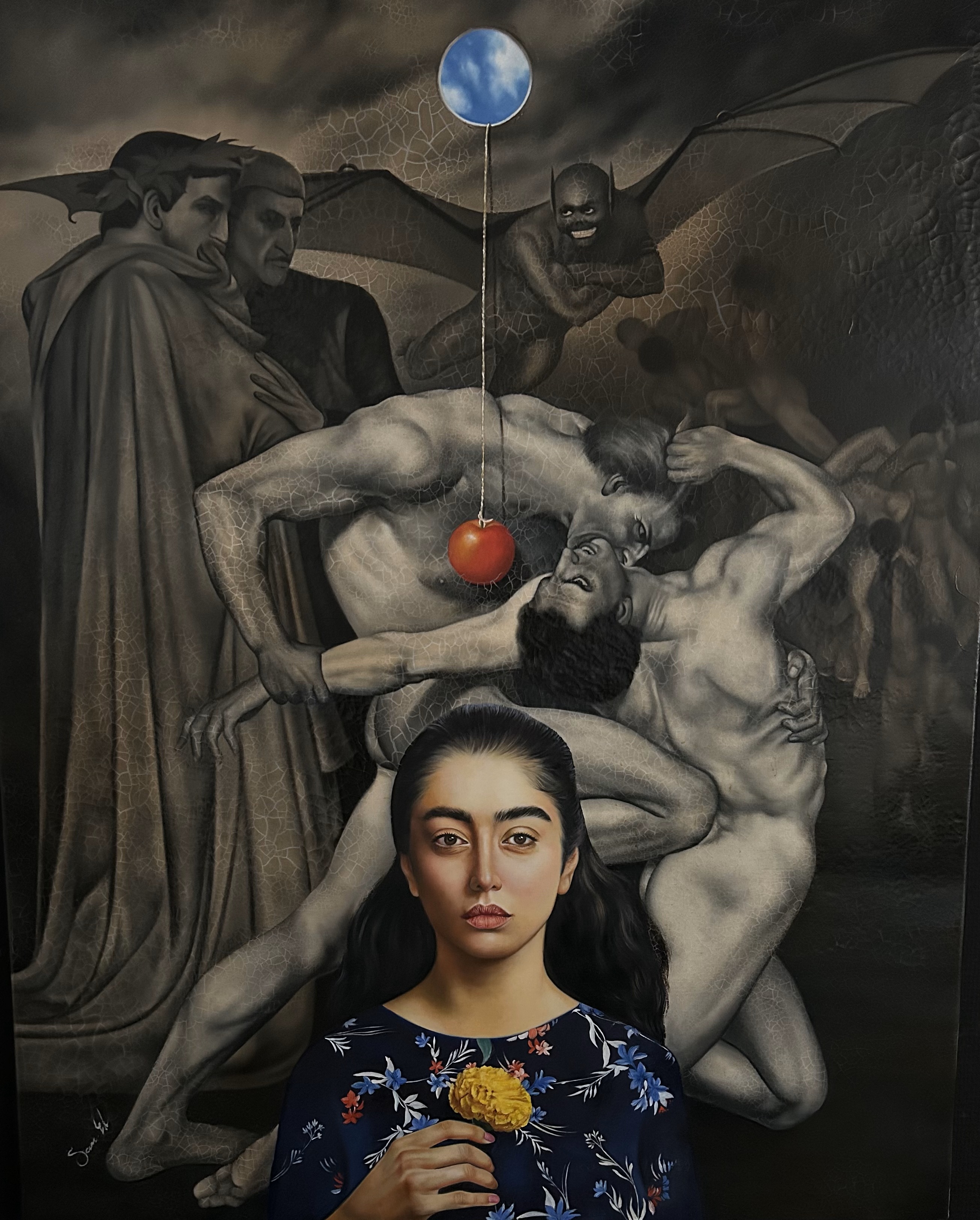Painting by Sam Ghobadzadeh