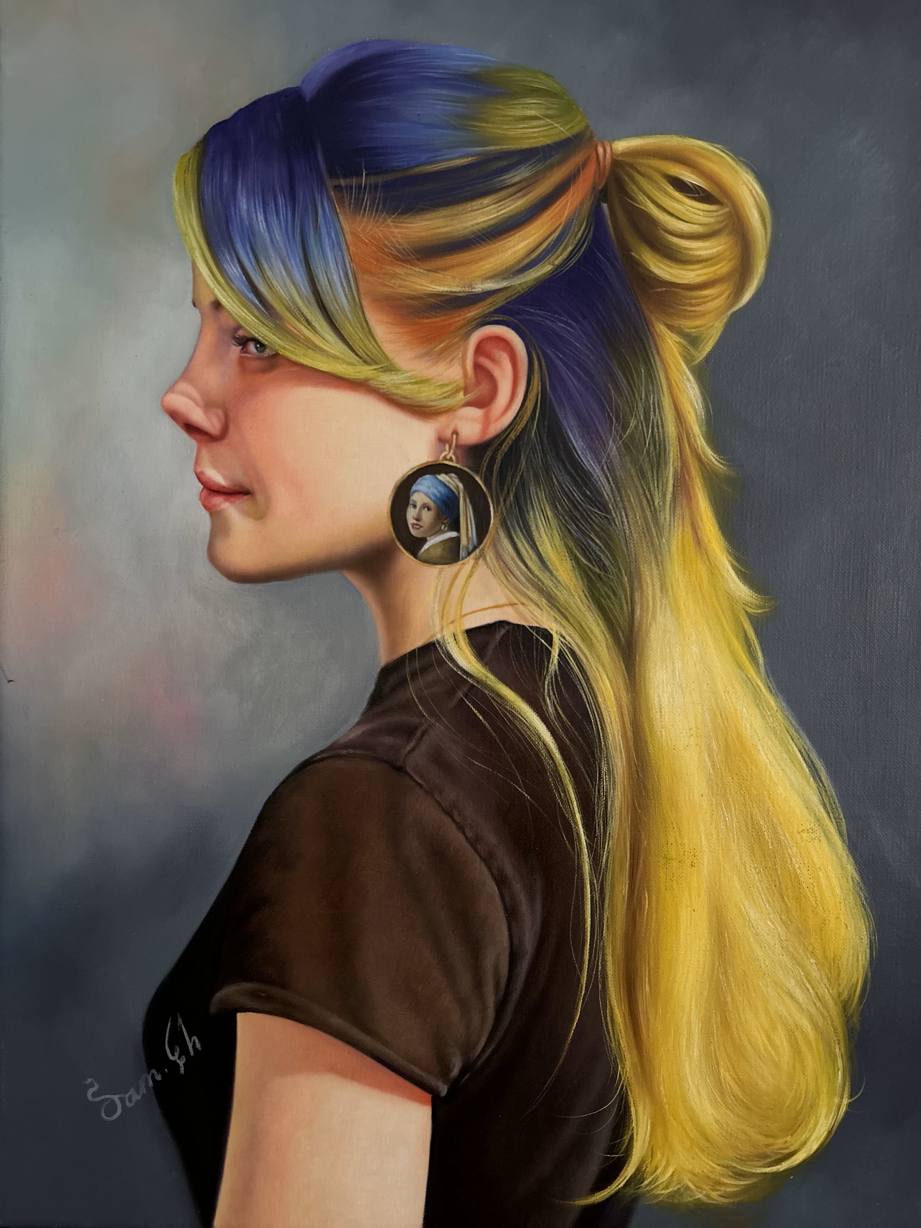 Painting by Sam Ghobadzadeh