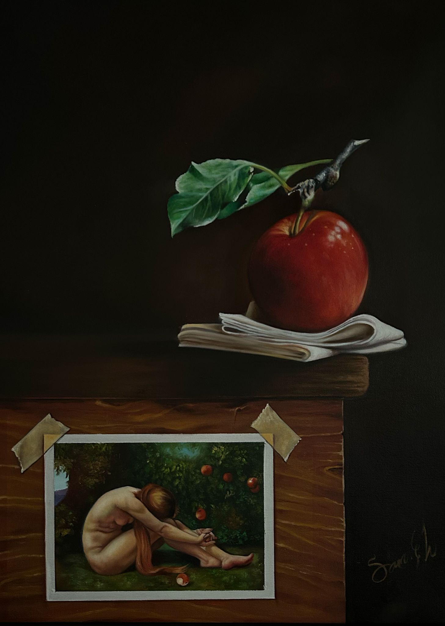 Painting by Sam Ghobadzadeh