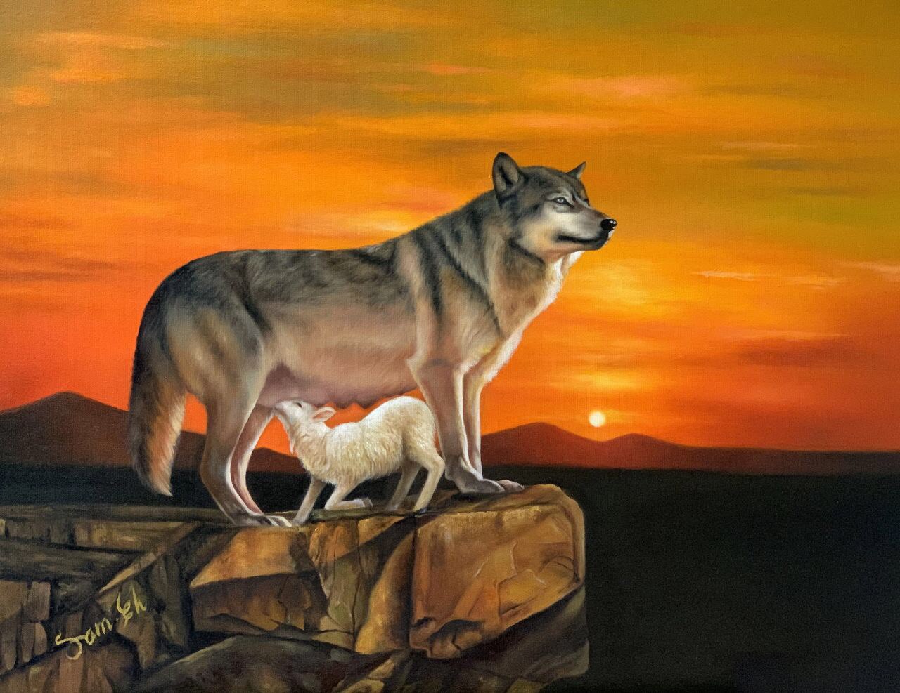 Painting by Sam Ghobadzadeh