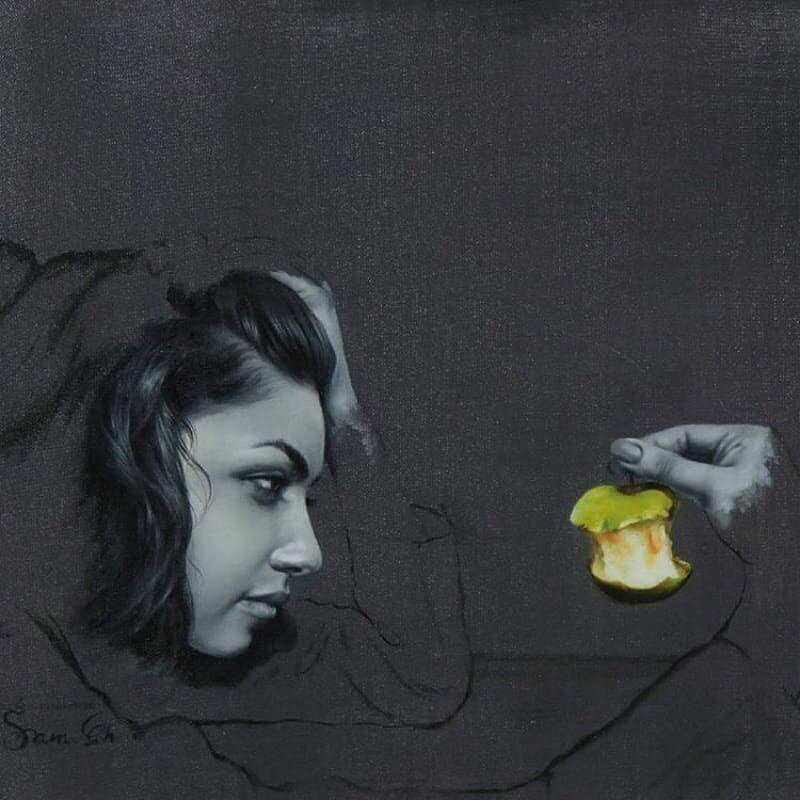 Painting by Sam Ghobadzadeh