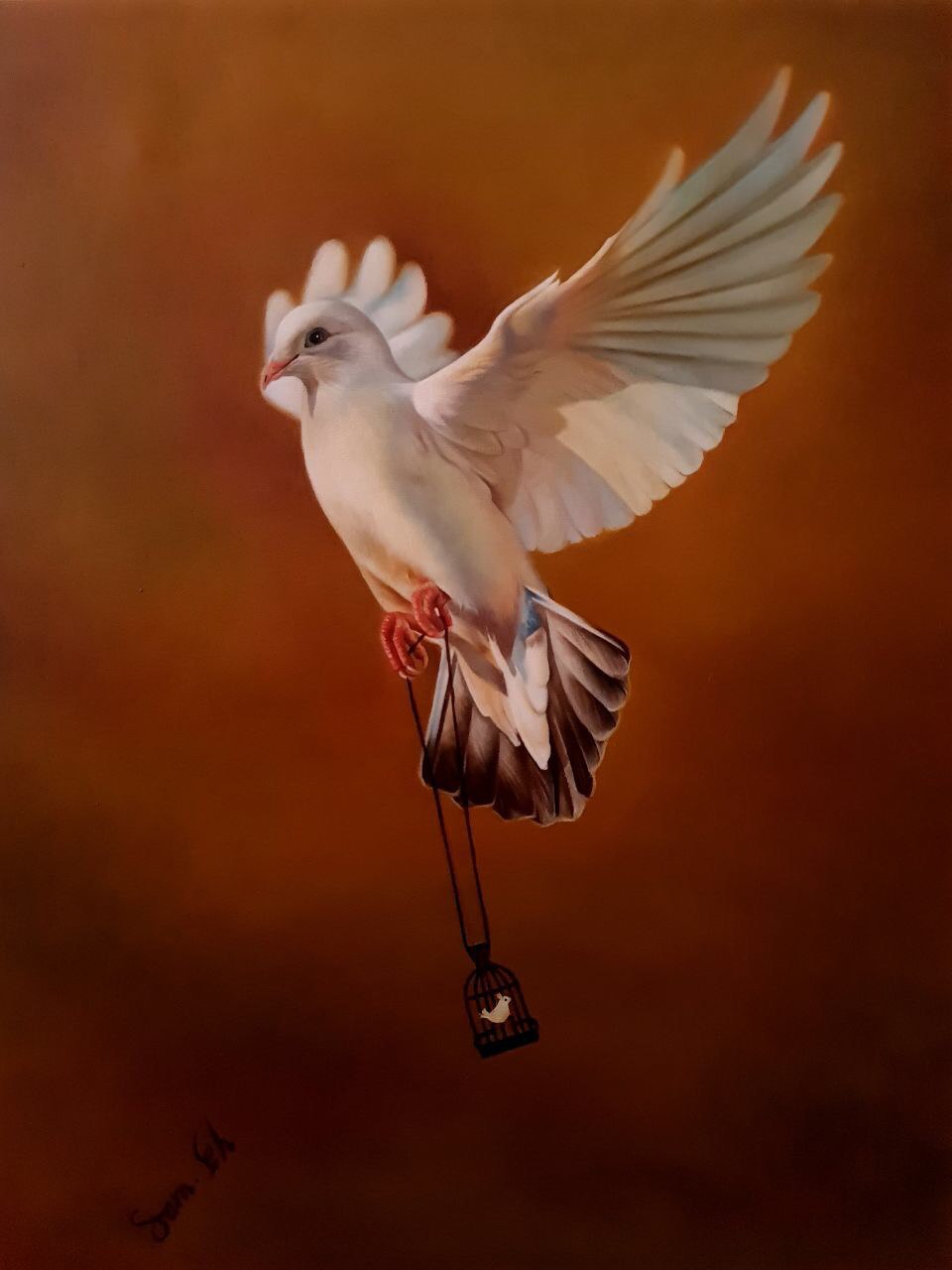 Painting by Sam Ghobadzadeh