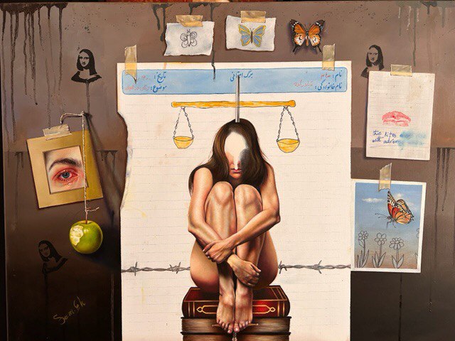 Painting by Sam Ghobadzadeh